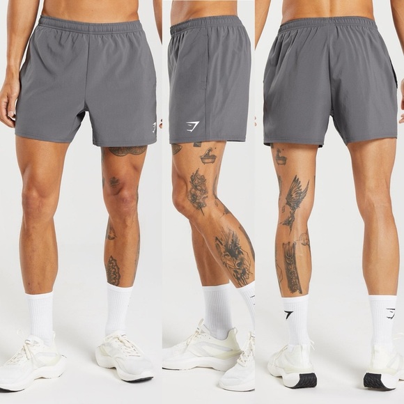 Gymshark Arrival 5” Slim Fit gray shorts size small - Picture 1 of 9